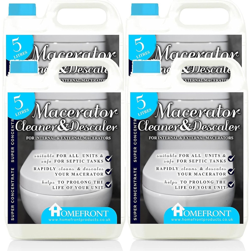 image 1 of Homefront Macerator Cleaner & Descaler Cleans and Descales Internal and External Macerators 20L