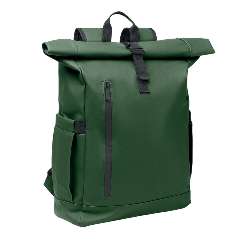 image 1 of MidOcean Bangkok Roll Top Rucksack | Green | Dark Green | One Size | 1