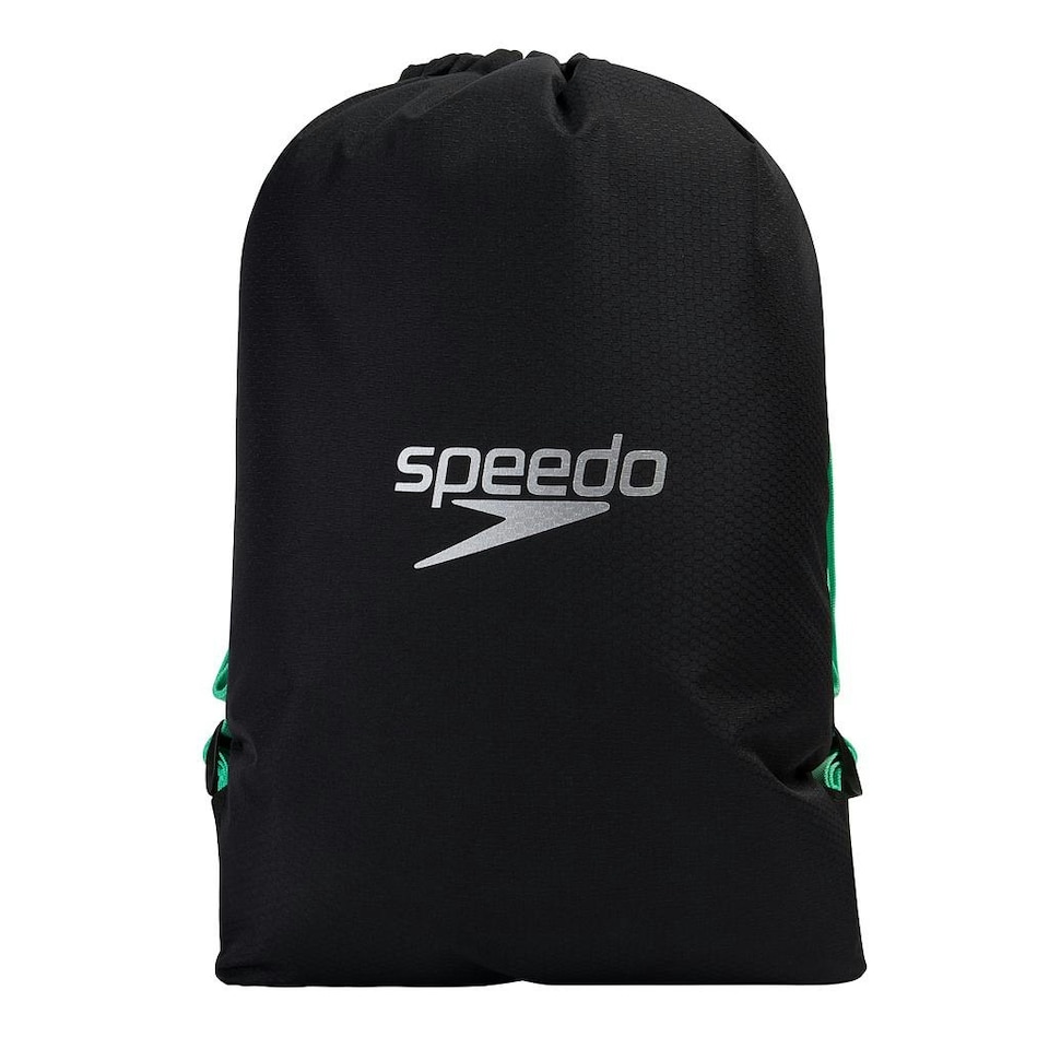 image 1 of Speedo Pool Bag - Black/Green - One Size Black | One Size