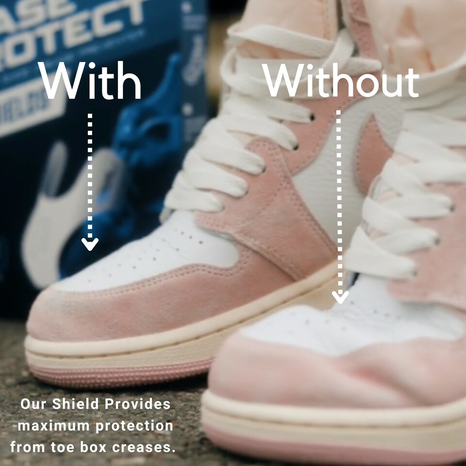 image 1 of Crease Protect Shield - The Ultimate Shoe Crease Protectors and Sneaker Shoe Shield (UK 7-12)