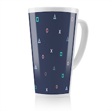 Hipster Pattern Latte Mug