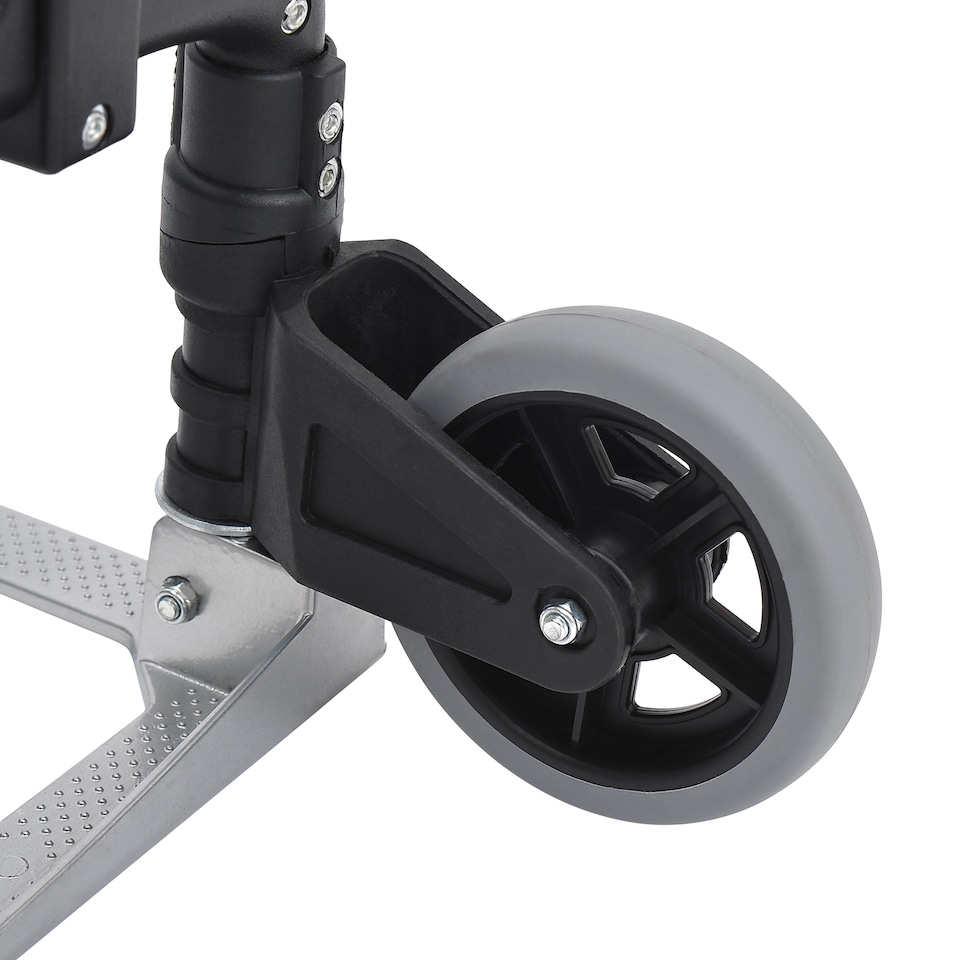 image 1 of HOMCOM Heavy Duty Aluminium Foldable Hand Truck Trolley, 70KG Load Capacity | Silver