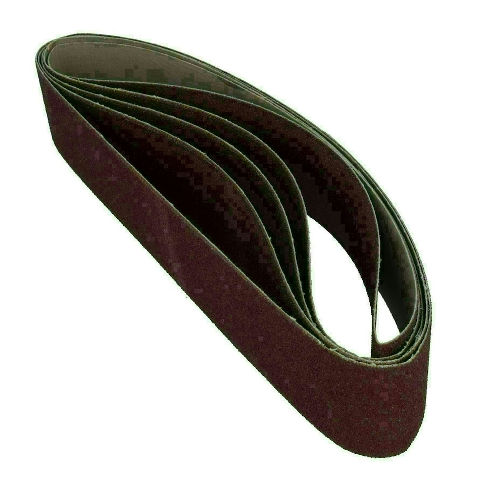 image 1 of 686mm x 50mm Durable Sanding Belts Medium 80 Grit Alu Oxide For Grinders 30pk