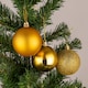 image 2 of 50mm/12Pcs Christmas Baubles Shatterproof Gold,Tree Decorations