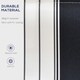 image 3 of Outsunny Garden Sun Shade Canopy Retractable Awning, 2.5 x 2m, Blue and White 
