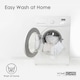 image 5 of Homescapes Luxury Duck Feather Cushion Pad Insert Inner 30 x 30 cm (12 x 12") White