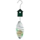 image 1 of Homescapes Metal Spring Bird Feeder with Bird Decoration, Bird House