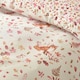 image 4 of Catherine Lansfield Woodland Fox So Soft Reversible Duvet Cover Set Natural | Cream | Natural | King