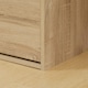 image 8 of HOMCOM Entryway Shoe Bench with Cushion Storage Cabinet for Living Room Natural Yellow
