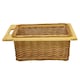 image 5 of 3 x Pull Out Wicker Kitchen Baskets 400mm Brown