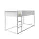 image 1 of Lykke Midsleeper Cabin Bed Reversible with Straight Ladder in White