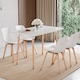 image 6 of Vida Designs Batley 4 Seater Square Dining Table, White