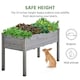 image 5 of Yaheetech Fir Wood Garden Bed Rectangle Raised Planters