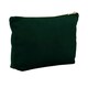 image 2 of Bagbase Plain Velvet Accessory Bag - Dark Emerald - S Green