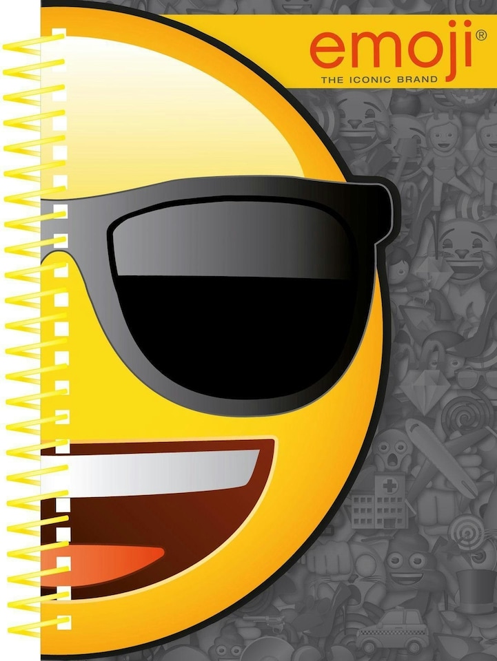 image 1 of Emoji Design A5 Die Cut Notebook