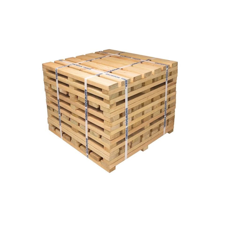 image 1 of Snowdon Timber Treated Deck Tile (T) 35mm (W) 400mm (L) 400mm - Pack of 5