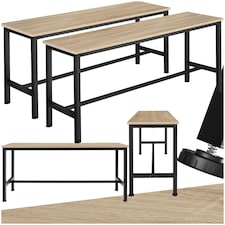 Pair of Benches Fairfield 108 x 32.5 x 50 cm Brown | Light