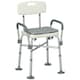 image 6 of HOMCOM Aluminium Shower Chair Adjustable Bath Stool for Senior Disabled Pregnant