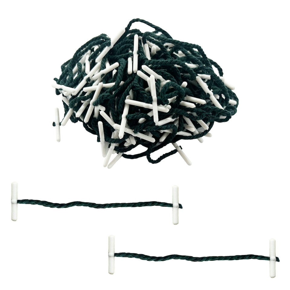 image 1 of Pack of 100 76mm Plastic End Treasury Tags