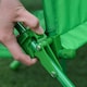 image 10 of Outsunny Foldable Patio Kids Metal Picnic Table w/ Frog Umbrella Green 4-piece