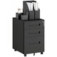 image 1 of Vinsetto Lockable Mobile Filing Cabinet w/ 3 Drawers 39 x 48 x 60 cm White 