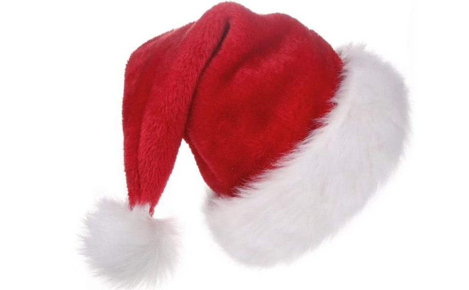 image 1 of Unisex Deluxe Christmas Santa Hat - HLUX