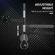 image 8 of HOMCOM Adjustable Speed Bag Wall Mount, Boxing Equipment Black