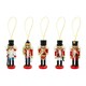 image 2 of The Christmas Workshop 5PK Wooden Nutcrackers