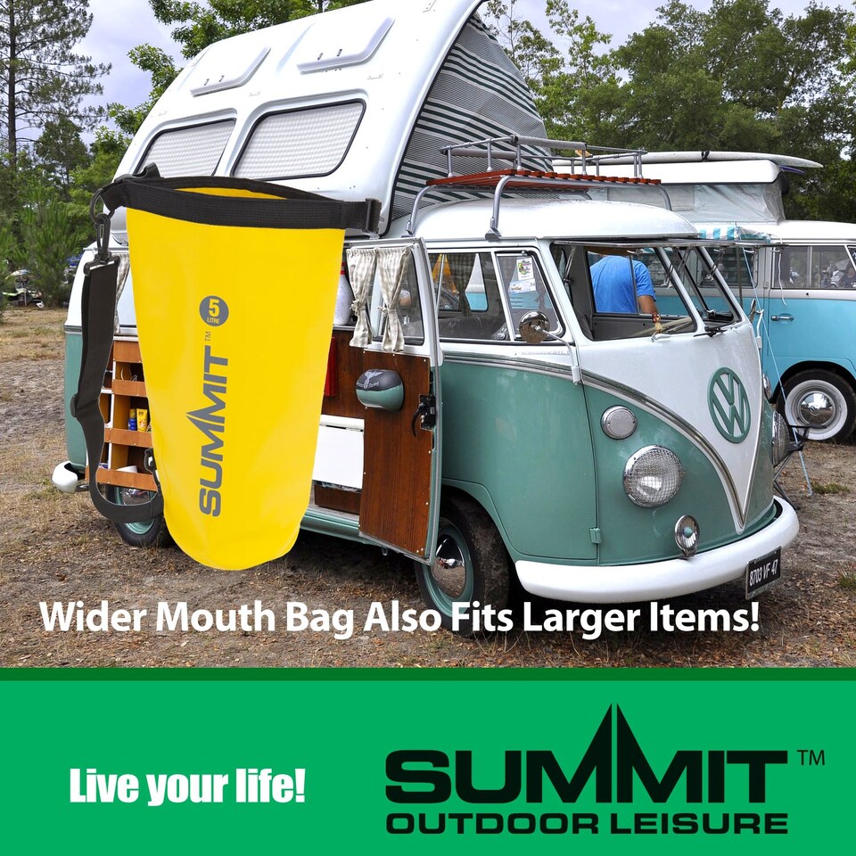 image 1 of PMS Summit Floating 5L Dry Bag - 100% Waterproof, Yellow