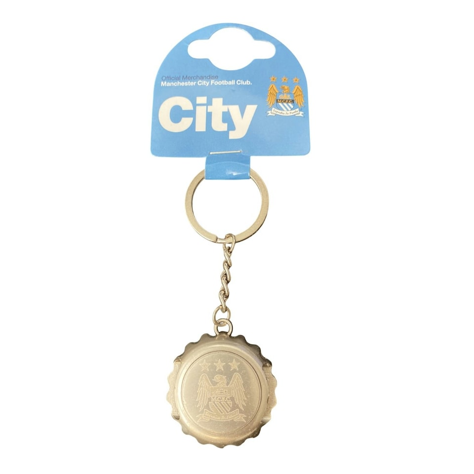 image 1 of Manchester City FC Bottle Opener Keyring