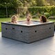 image 2 of Wave Garda 6 Person Eco Foam Hot Tub, EnergySave Bundle, Flint Grey