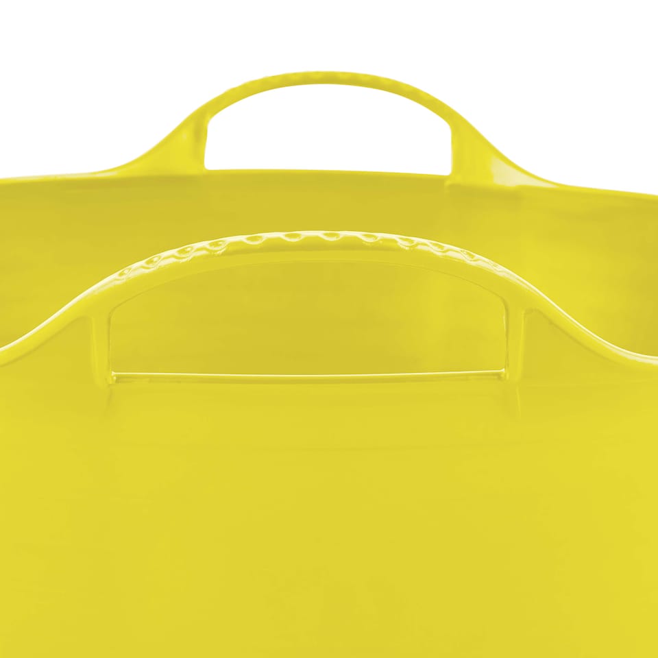 image 1 of Red Gorilla - Gorilla Tub 15L - Flexible Multi-Use Shallow Bucket | Yellow