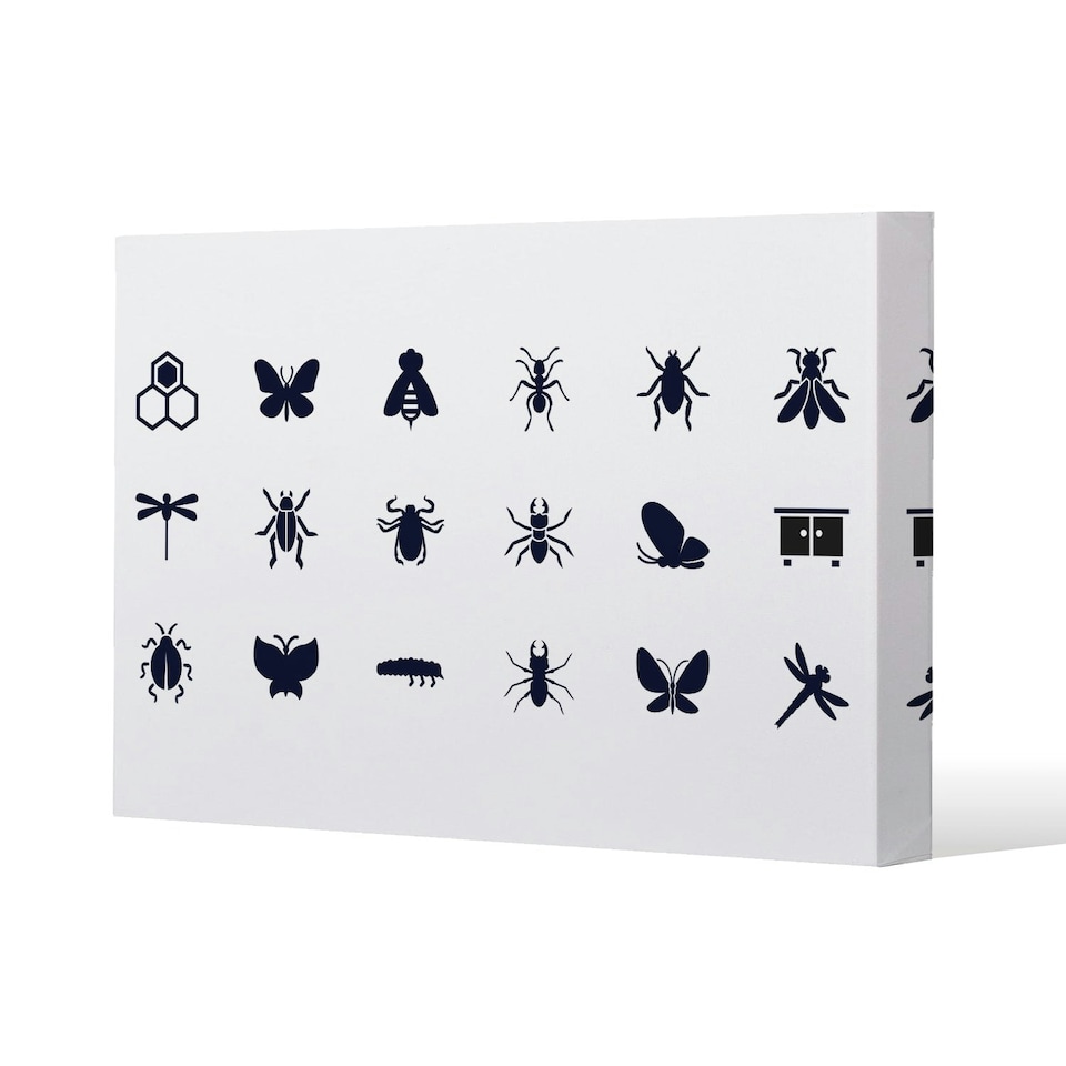 image 1 of Insect icons (Canvas Print) 127 x 101 x 4cm