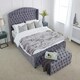 image 6 of Richmond Plush Superking Bed Frame - Grey