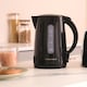 image 2 of Hamilton Beach Essentials Kettle, 4 Slice Toaster & Deep Fill Sandwich Toaster Set - Black