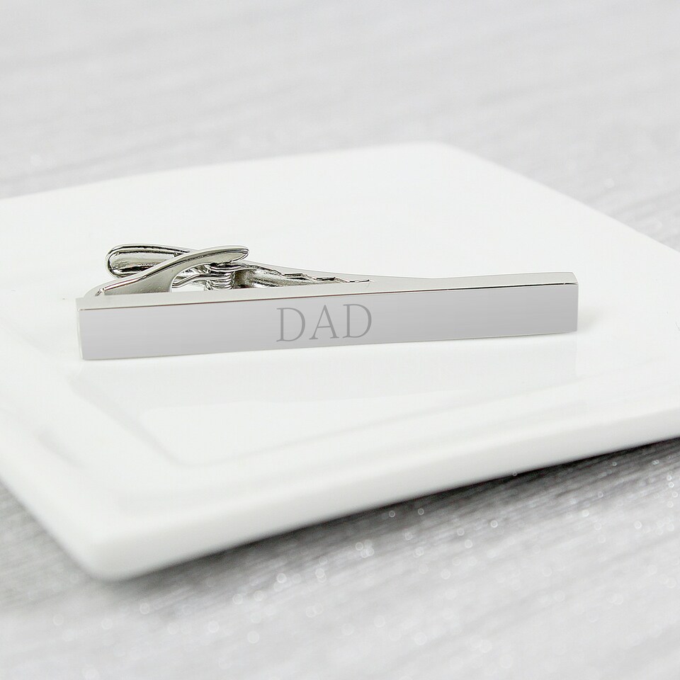 image 1 of Personalised Initials Tie Clip