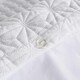 image 5 of OHS Geometric Tribal Embossed Textured Duvet Bedding Set, King - White