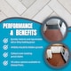 image 5 of Grout Restorer, Grout Magic, Smartseal, (Black), Grout Sealer, Superior to Grout Paint and Grout Pen, 15-Year Lifespan, 237ml