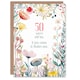 image 1 of Happy Flowers 50 Year Old Still Hot Flashes Birthday Greeting Card