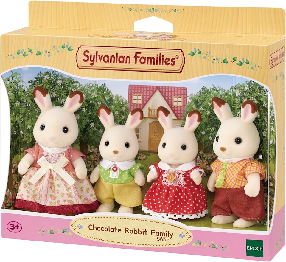 image 1 of Sylvanian Families Chocolate Rabbit Family