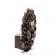 image 3 of Bronze Green Man Plant Pot Feet - Set of 3 - L5.5 x W8.5 x H8.5 cm | Brown