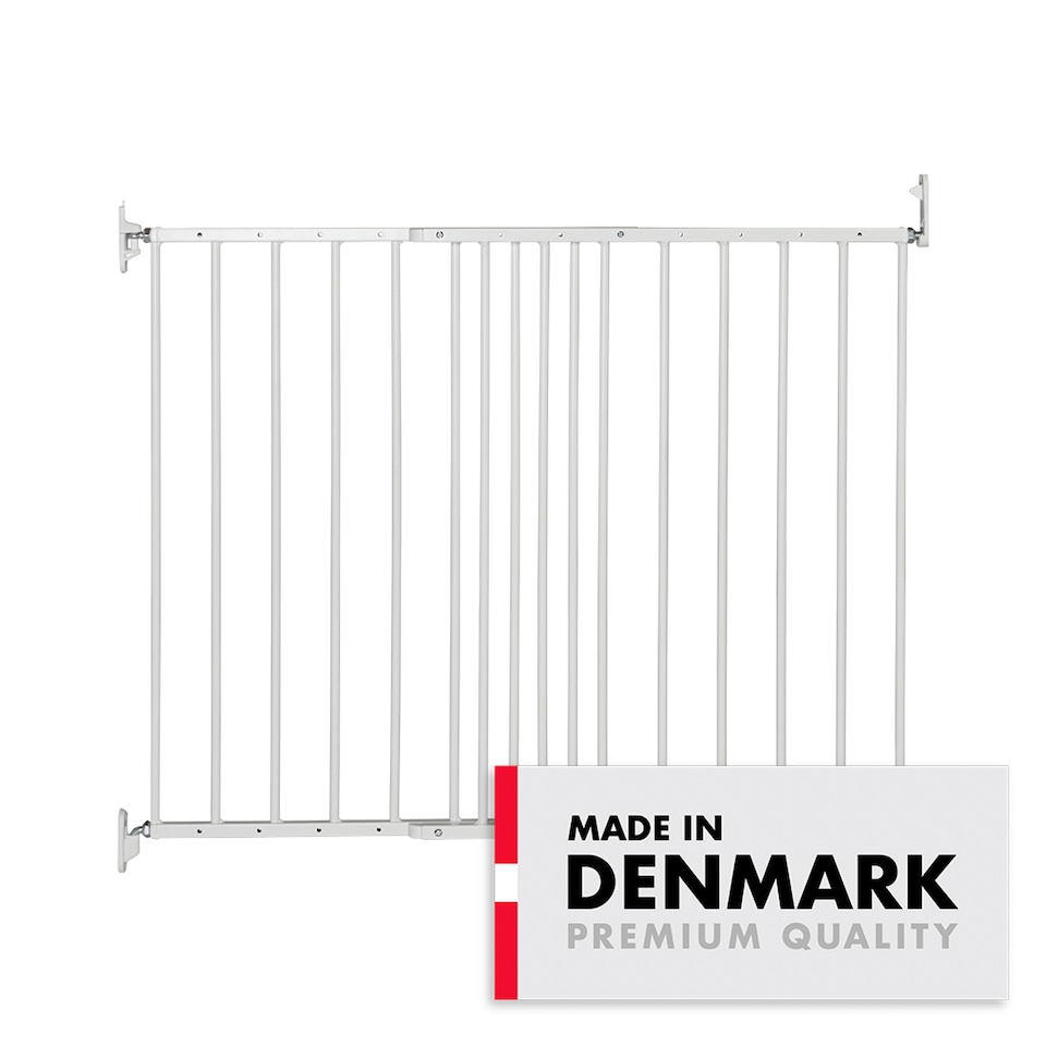 image 1 of BabyDan Liva Wall Mounted Safety Gate 62.5 - 106.8cm White