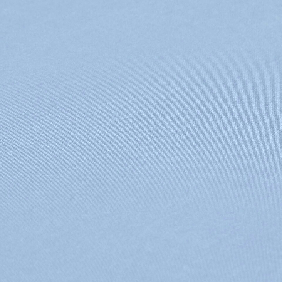 image 1 of Homescapes Blue Egyptian Cotton Deep Fitted Sheet 200 TC, Single Blue | Single