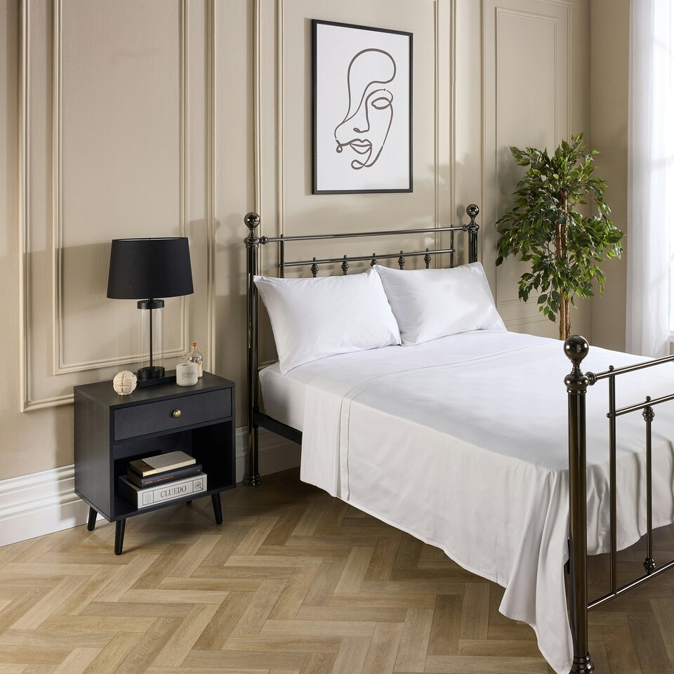 image 1 of Hotel Pure Luxury 4 Star Flat Sheet White Super King White | Super King