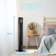 image 6 of PureMate 43" Oscillating Tower Fan with air Purifier and Aroma Function