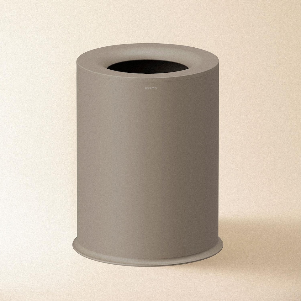 image 1 of COSMIC Bathroom Bin, 5L, Easy Bag Fixing, Sand Stainless steel Geyser Collection