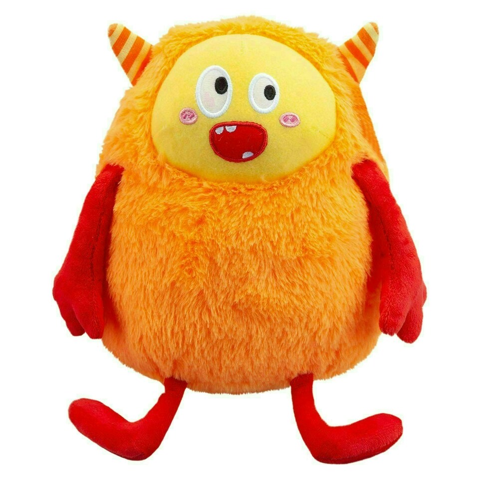 image 1 of Shy Monster Soft Toy Cute Plushie Huggable Cuddly Stuffed Toy Gift 23cm Pink