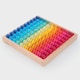 image 1 of Gem Circle Mirror Tray - Sensory Building Toys for Children