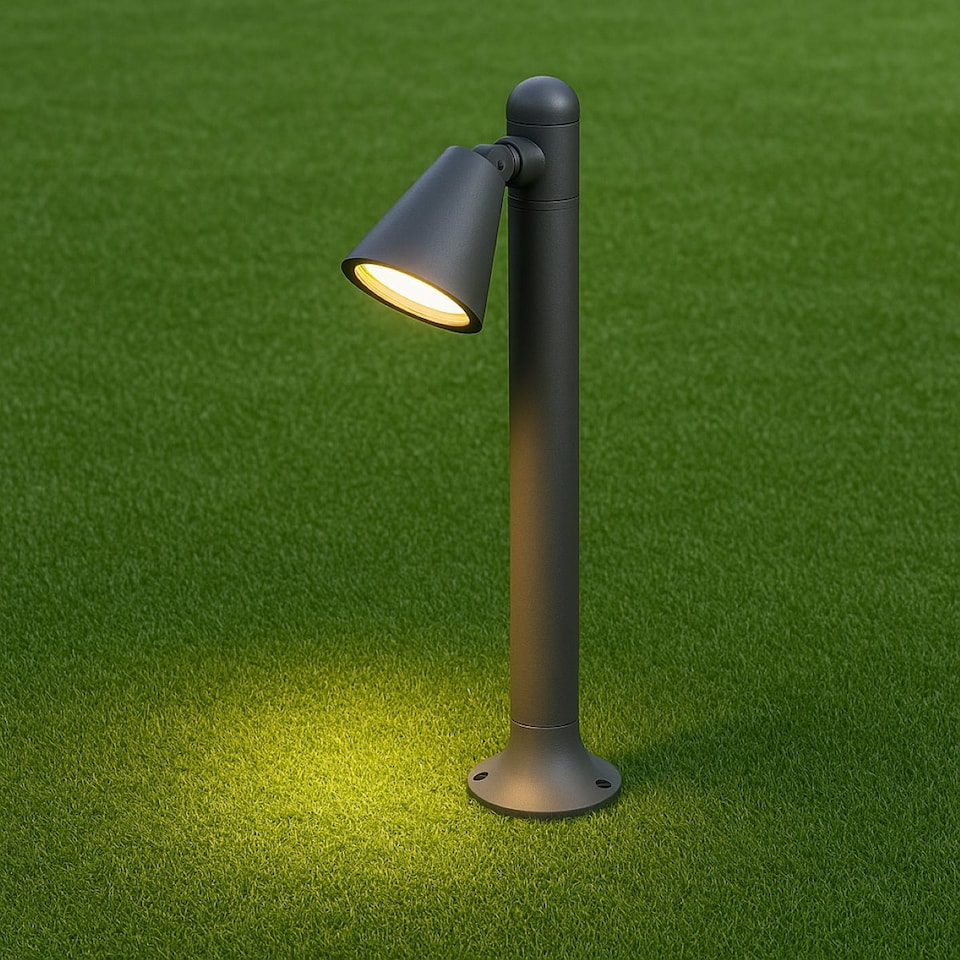 image 1 of CGC MOLLY Anthracite Cone Medium Post Light