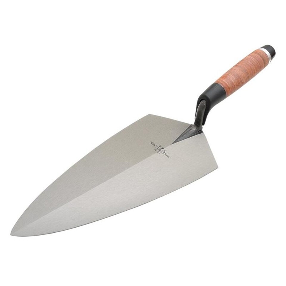 Marshalltown 19 Philadelphia Brick Trowel, Leather - Multi Colour - 11in